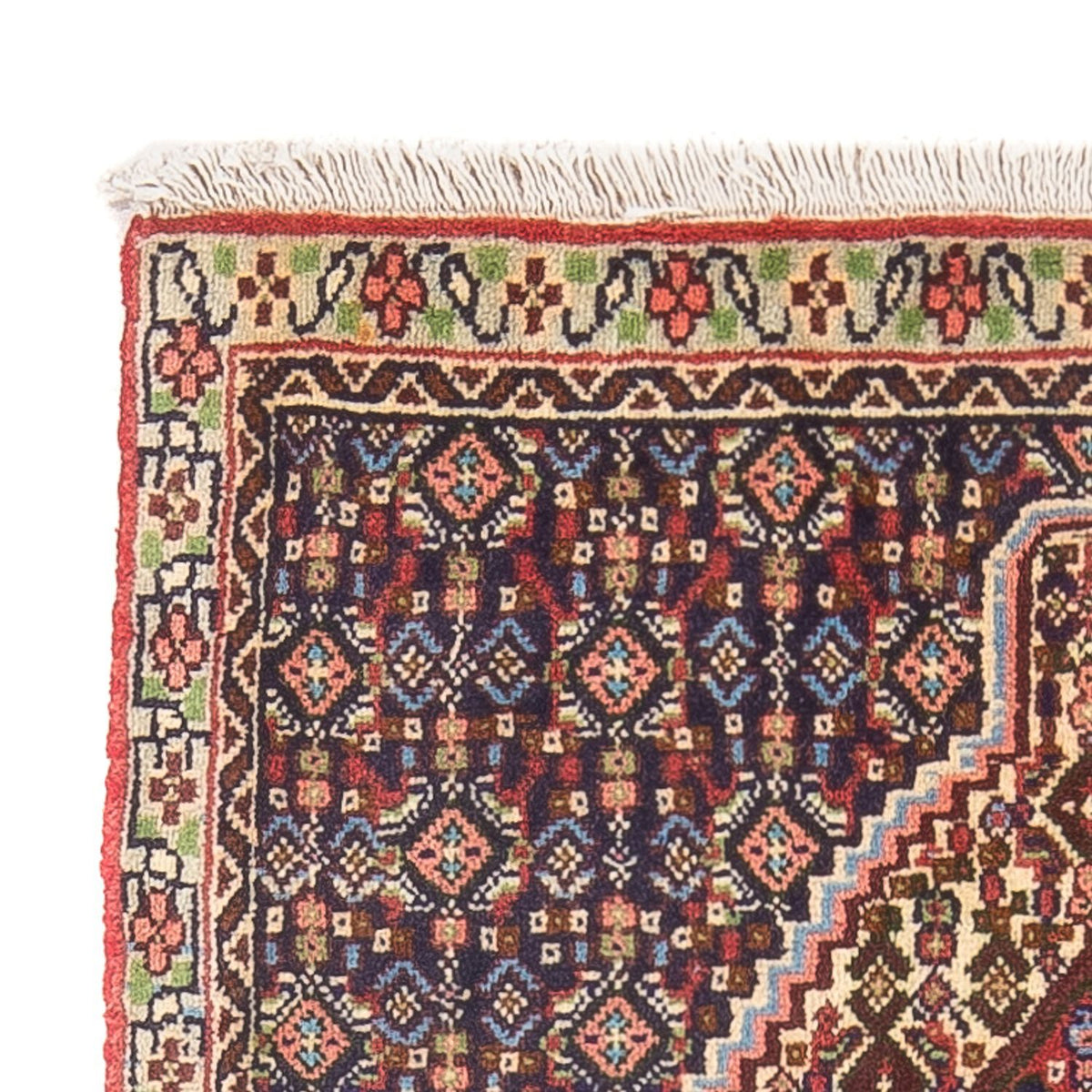 Dywan perski - Klasyczny - 105 x 74 cm - ciemnoniebieski