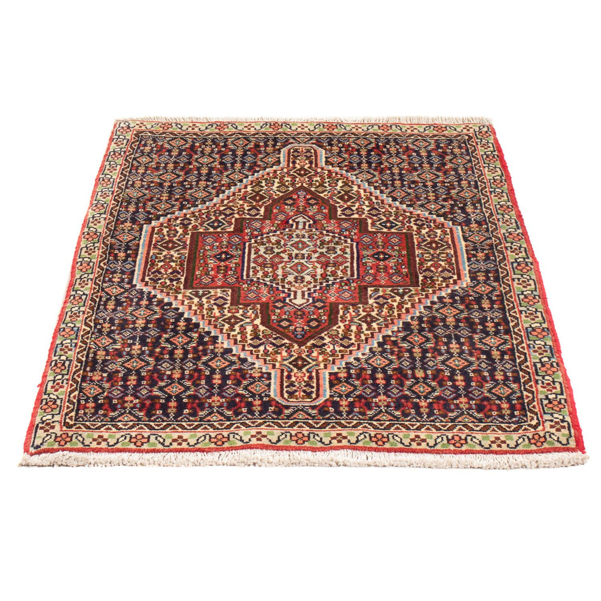 Dywan perski - Klasyczny - 105 x 74 cm - ciemnoniebieski