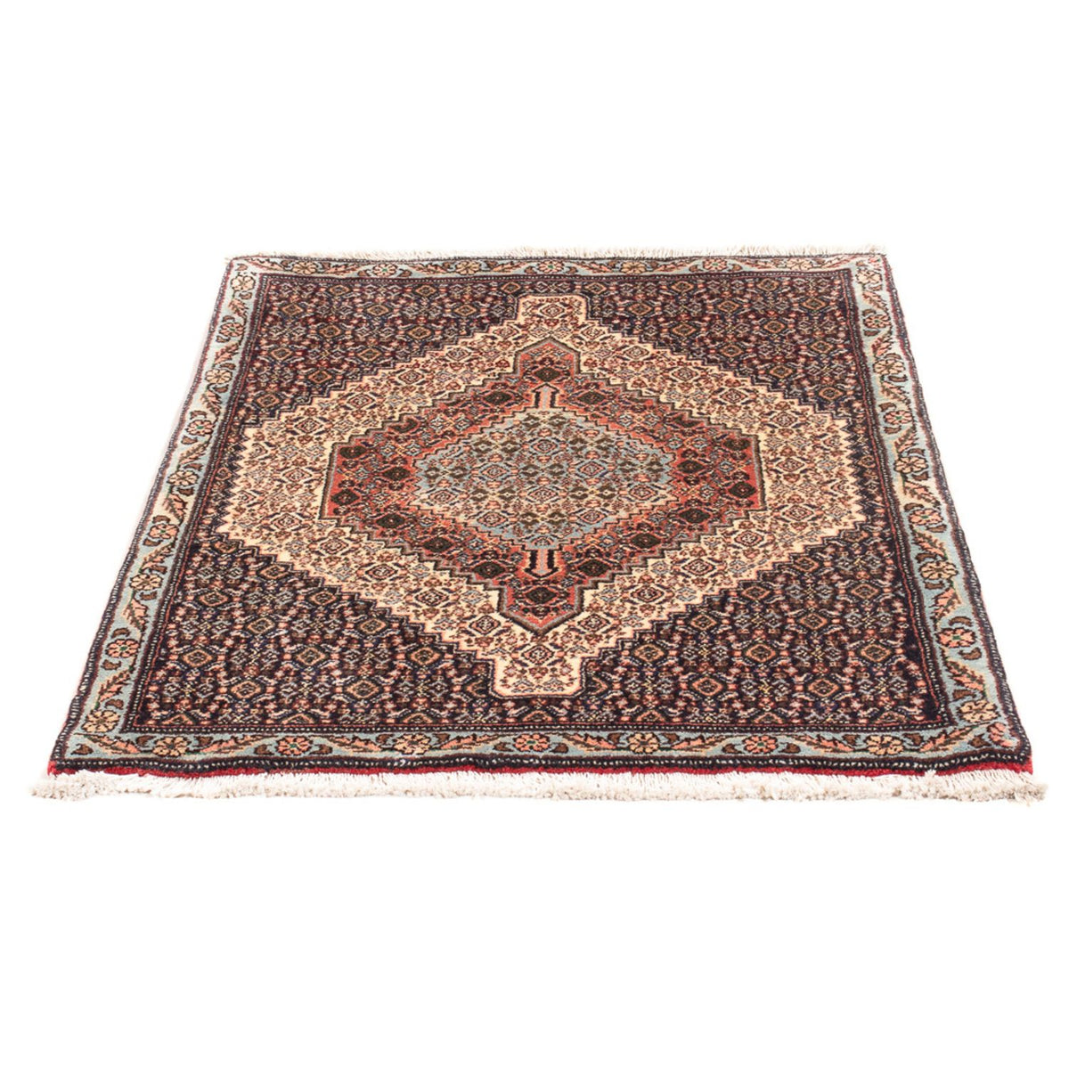 Dywan perski - Klasyczny - 103 x 72 cm - ciemnoniebieski