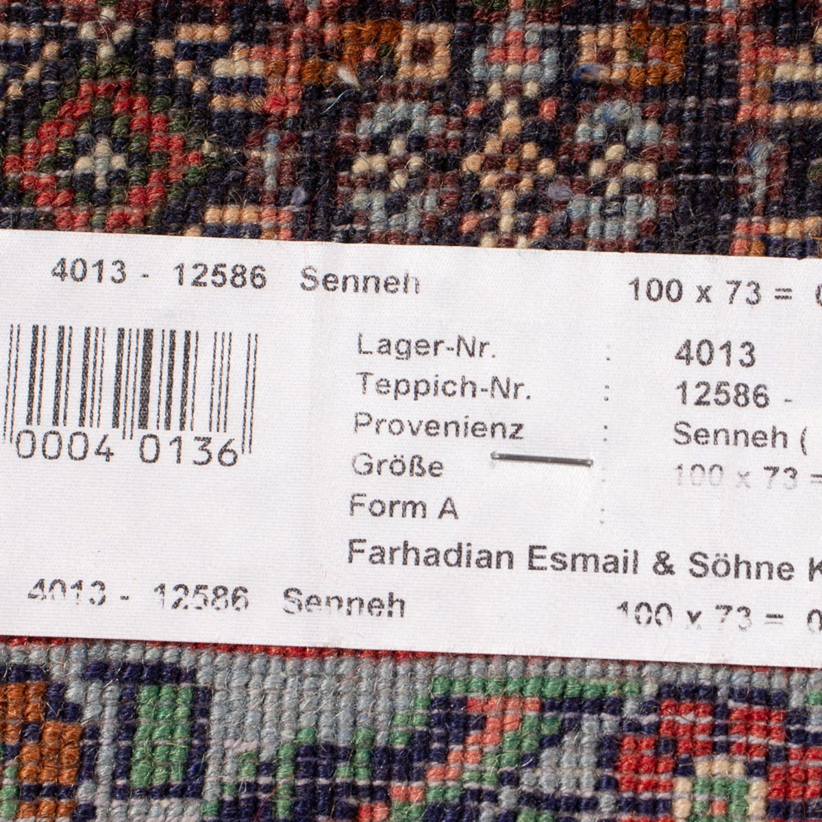 Dywan perski - Klasyczny - 100 x 73 cm - czerwony