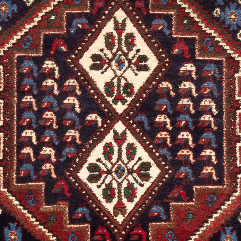 Perski dywan - Nomadyczny - 150 x 97 cm - ciemnoniebieski