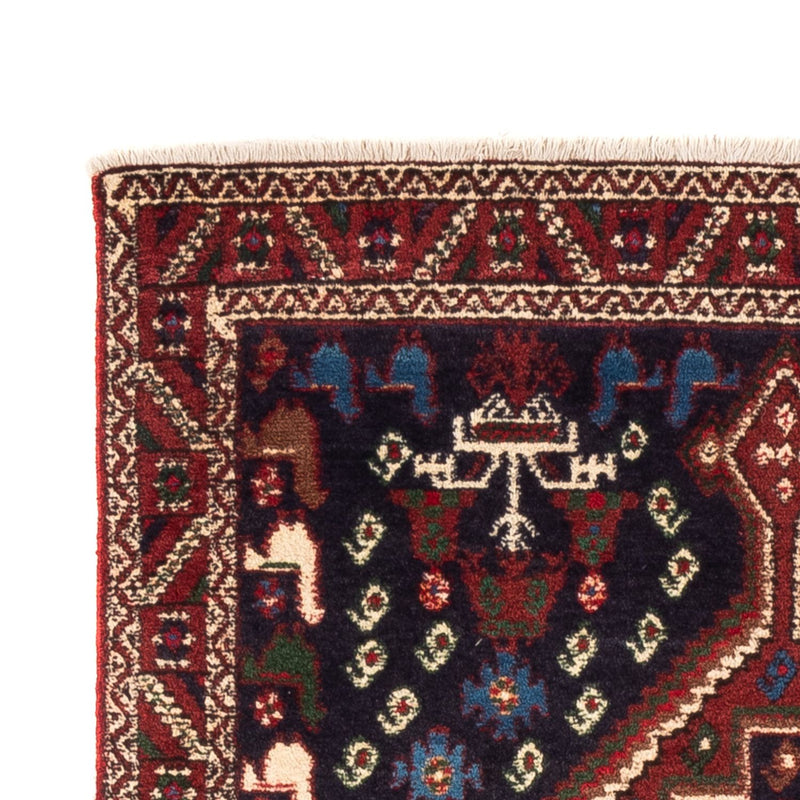 Perski dywan - Nomadyczny - 150 x 97 cm - ciemnoniebieski