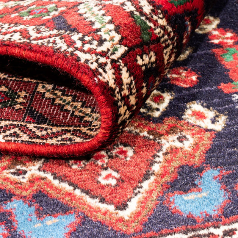 Perski dywan - Nomadyczny - 150 x 97 cm - ciemnoniebieski