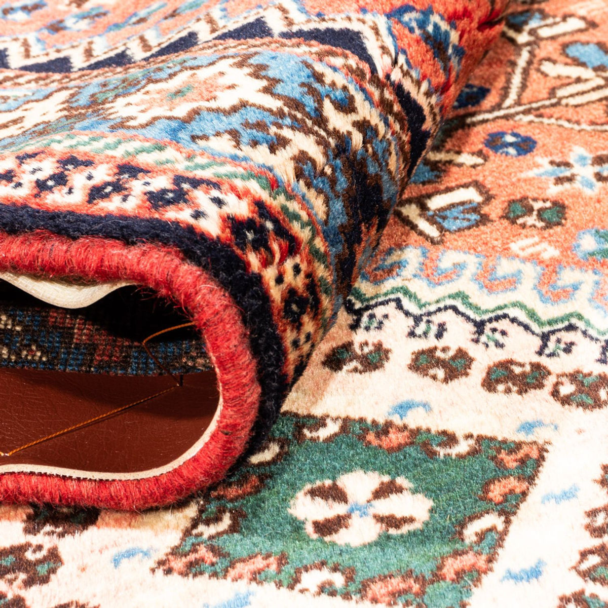 Biegacz Perski dywan - Nomadyczny - 203 x 83 cm - czerwony