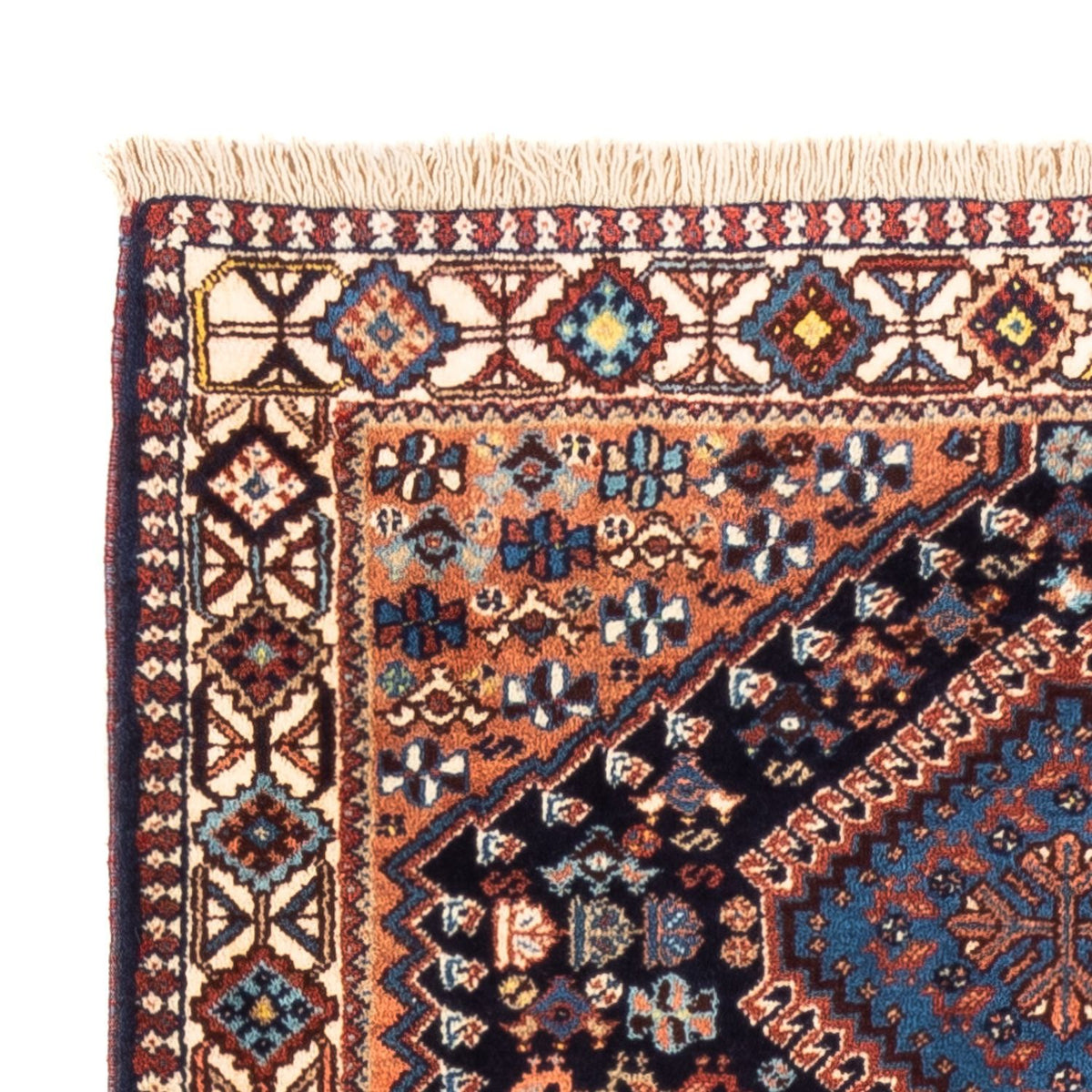 Biegacz Perski dywan - Nomadyczny - 182 x 84 cm - ciemnoniebieski