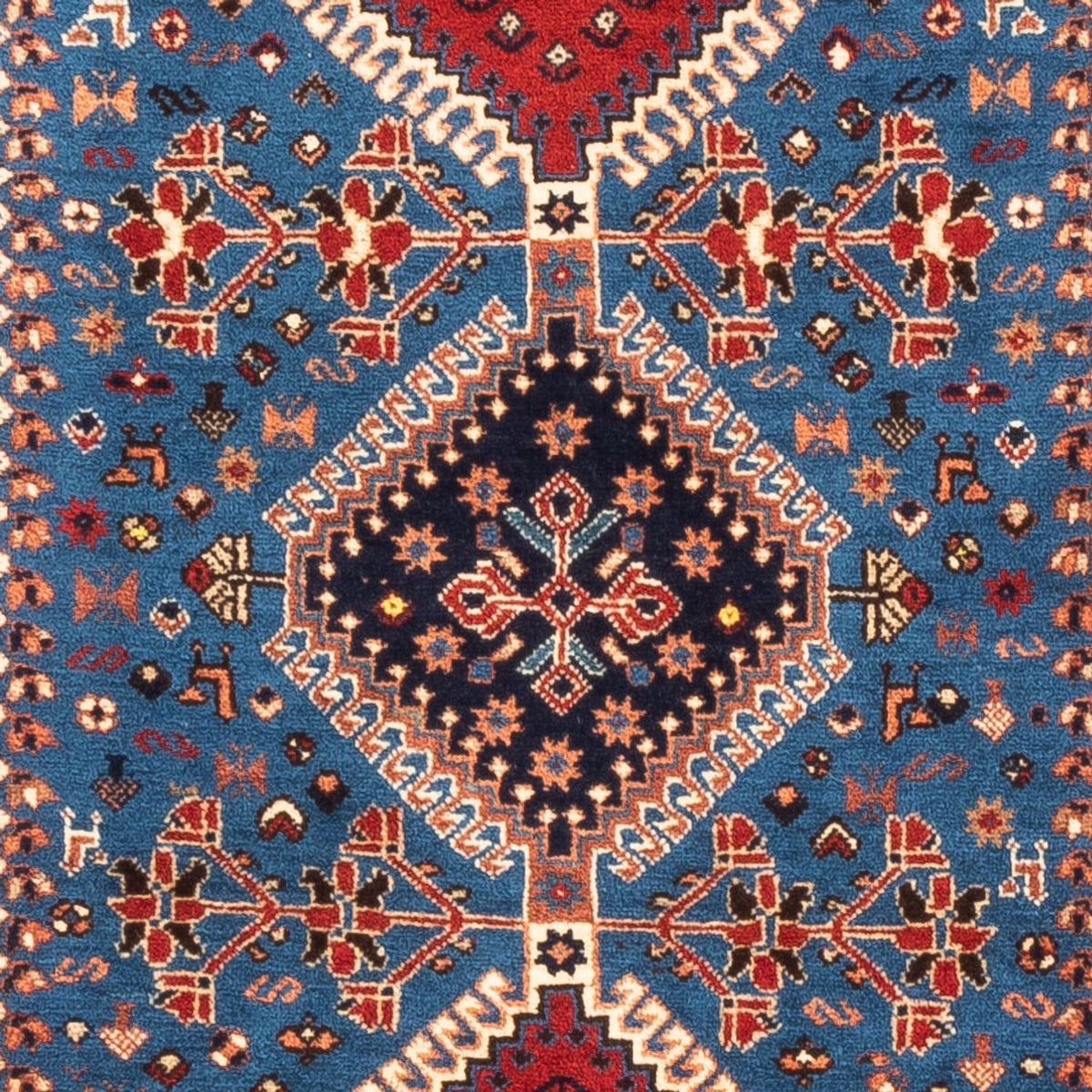 Biegacz Perski dywan - Nomadyczny - 200 x 84 cm - jasnoniebieski