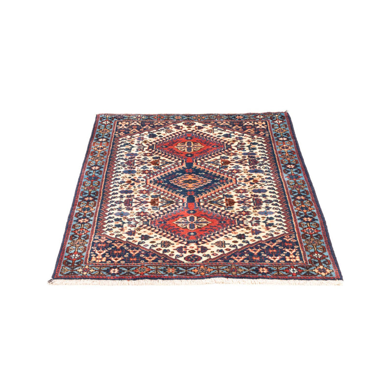 Perski dywan - Nomadyczny - 116 x 74 cm - kremowy