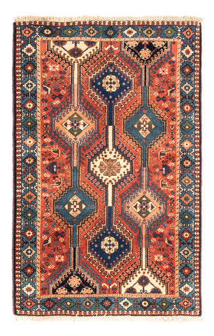 Perski dywan - Nomadyczny - 125 x 80 cm - czerwony