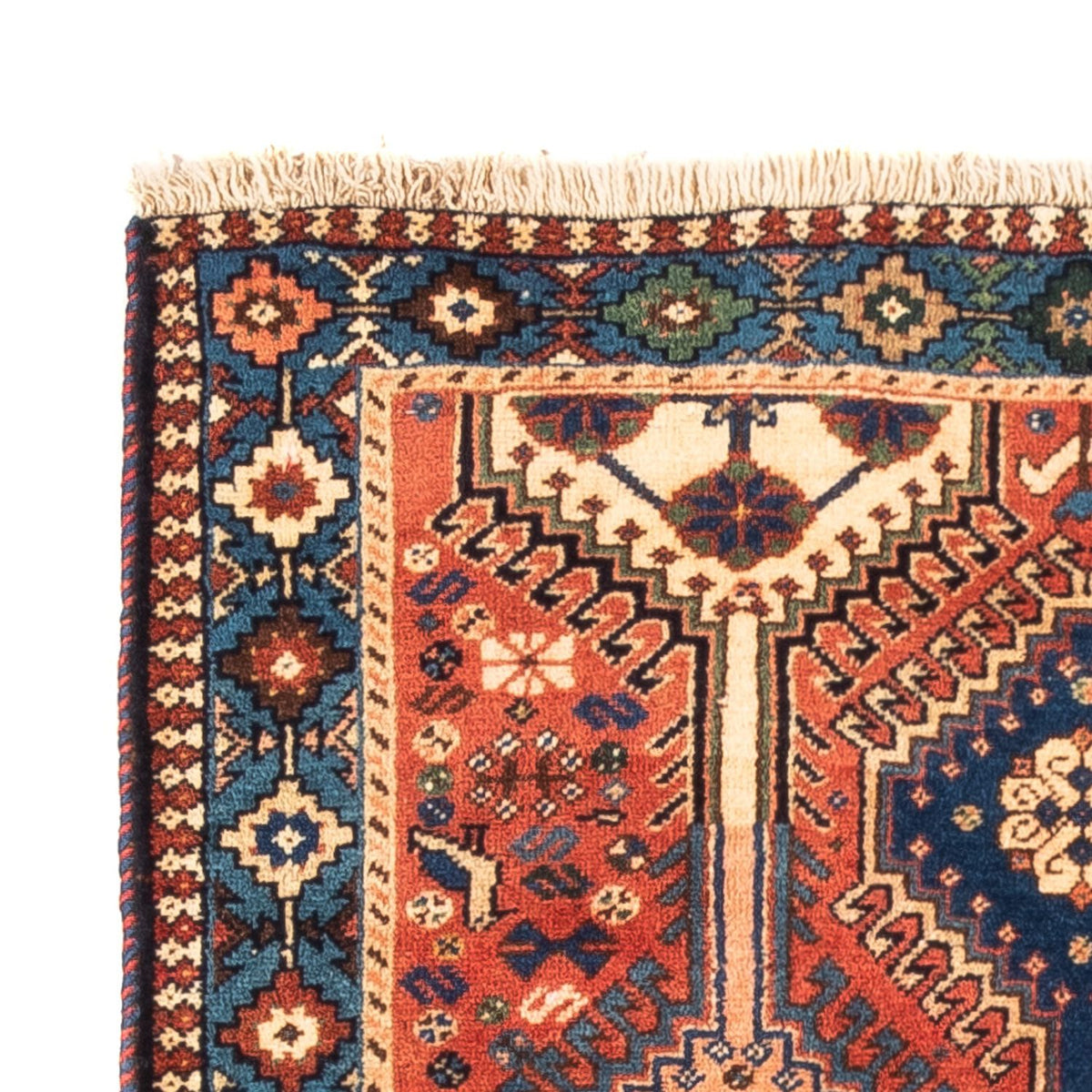 Perski dywan - Nomadyczny - 125 x 80 cm - czerwony