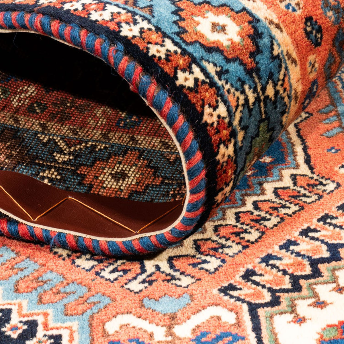 Perski dywan - Nomadyczny - 125 x 80 cm - czerwony