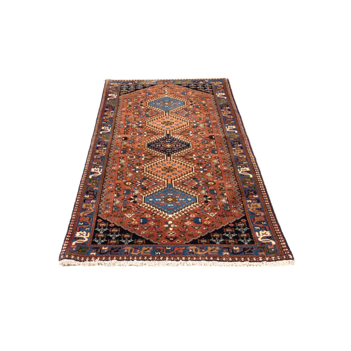 Biegacz Perski dywan - Nomadyczny - 192 x 80 cm - czerwony