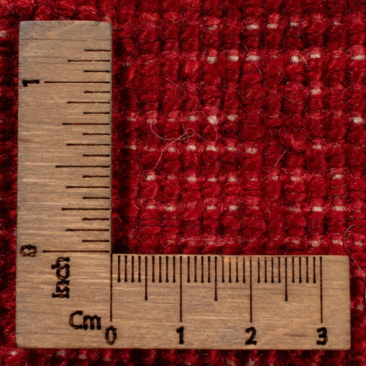 Dywan Gabbeh - perski - 182 x 150 cm - czerwony