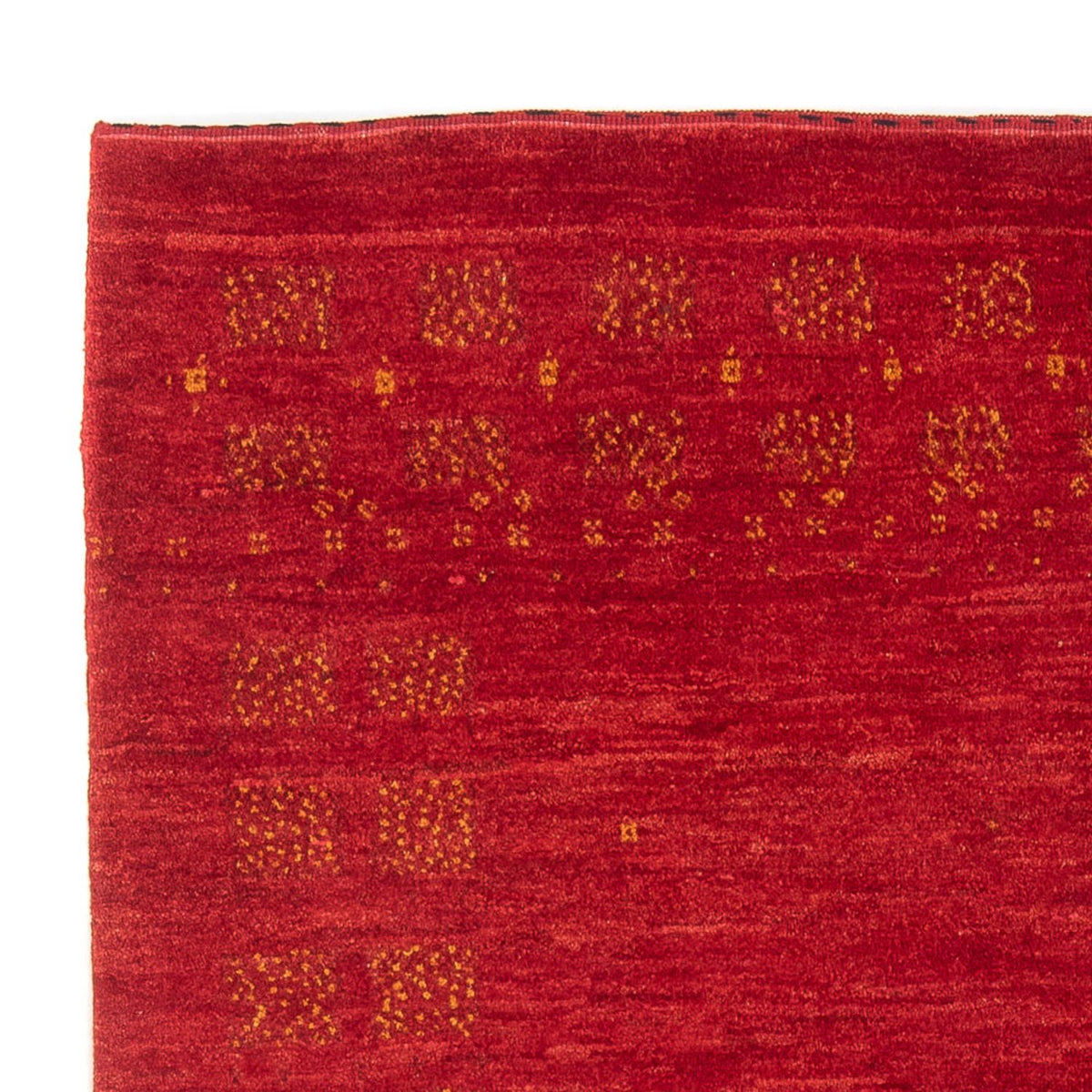 Dywan Gabbeh - perski - 175 x 138 cm - czerwony