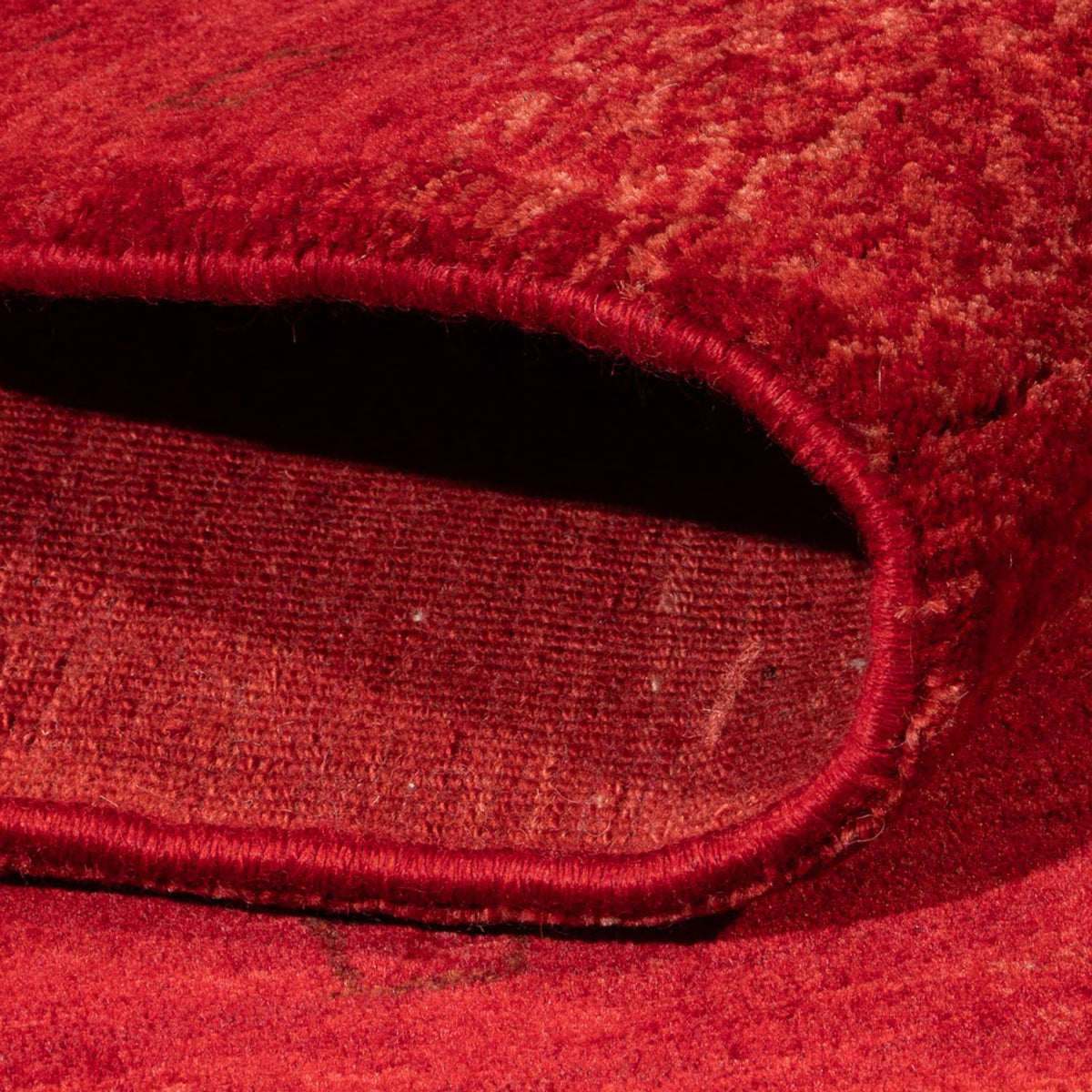 Dywan Gabbeh - perski - 183 x 152 cm - czerwony