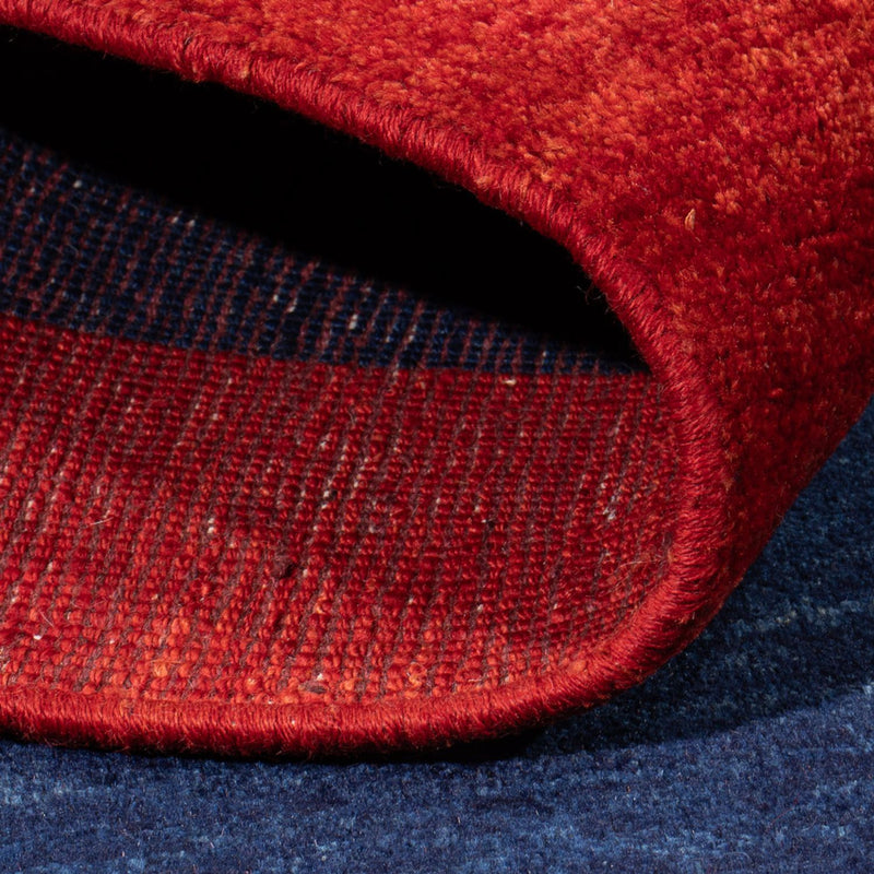 Dywan Gabbeh - perski - 200 x 141 cm - ciemnoniebieski