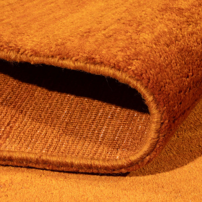 Dywan Gabbeh - perski - 192 x 145 cm - pomarańczowy