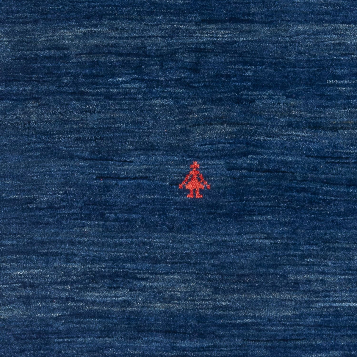 Dywan Gabbeh - perski - 190 x 150 cm - ciemnoniebieski