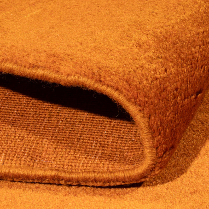 Dywan Gabbeh - perski - 195 x 142 cm - pomarańczowy