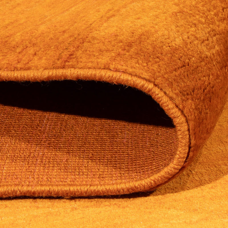 Dywan Gabbeh - perski - 203 x 142 cm - pomarańczowy