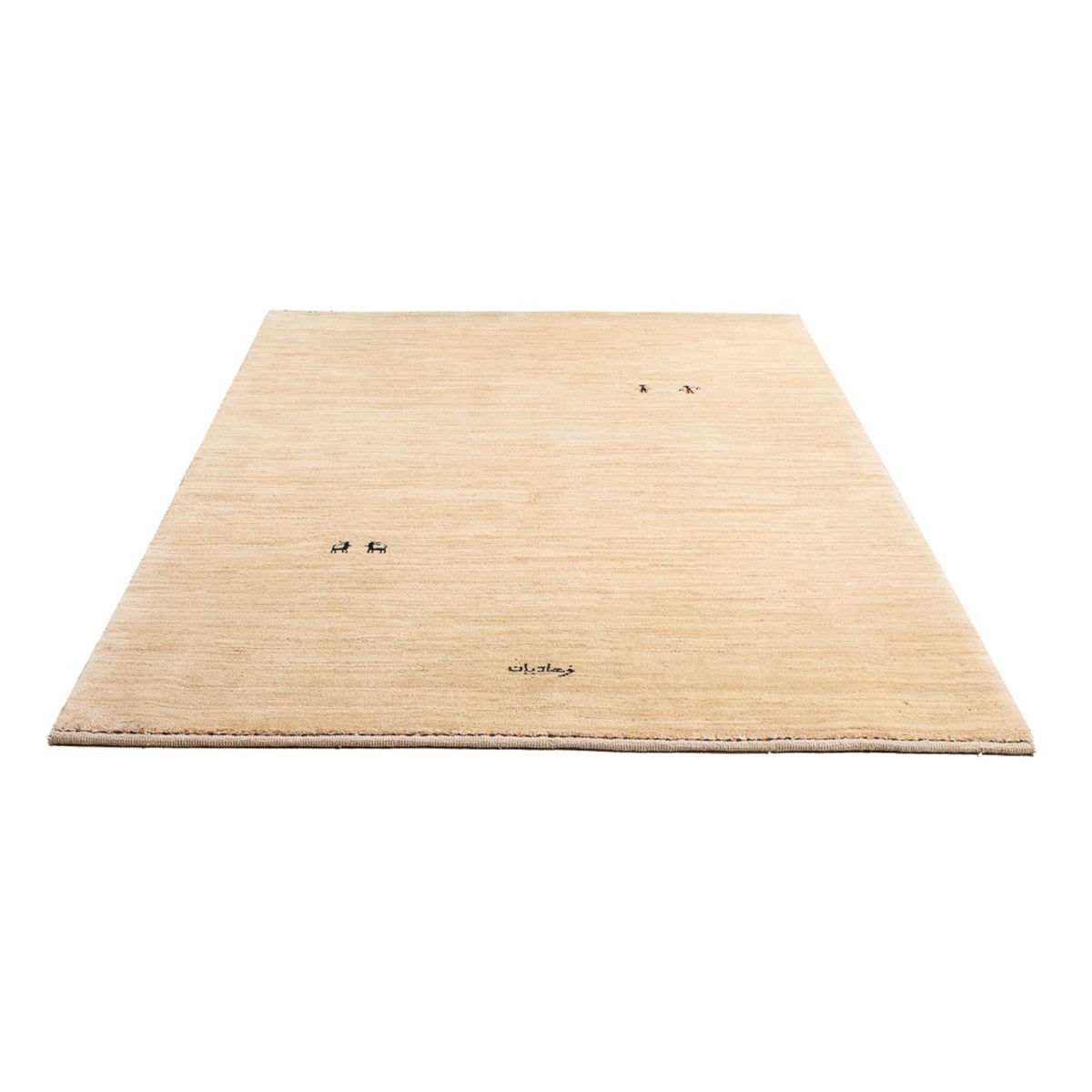 Dywan Gabbeh - perski - 207 x 137 cm - beżowy