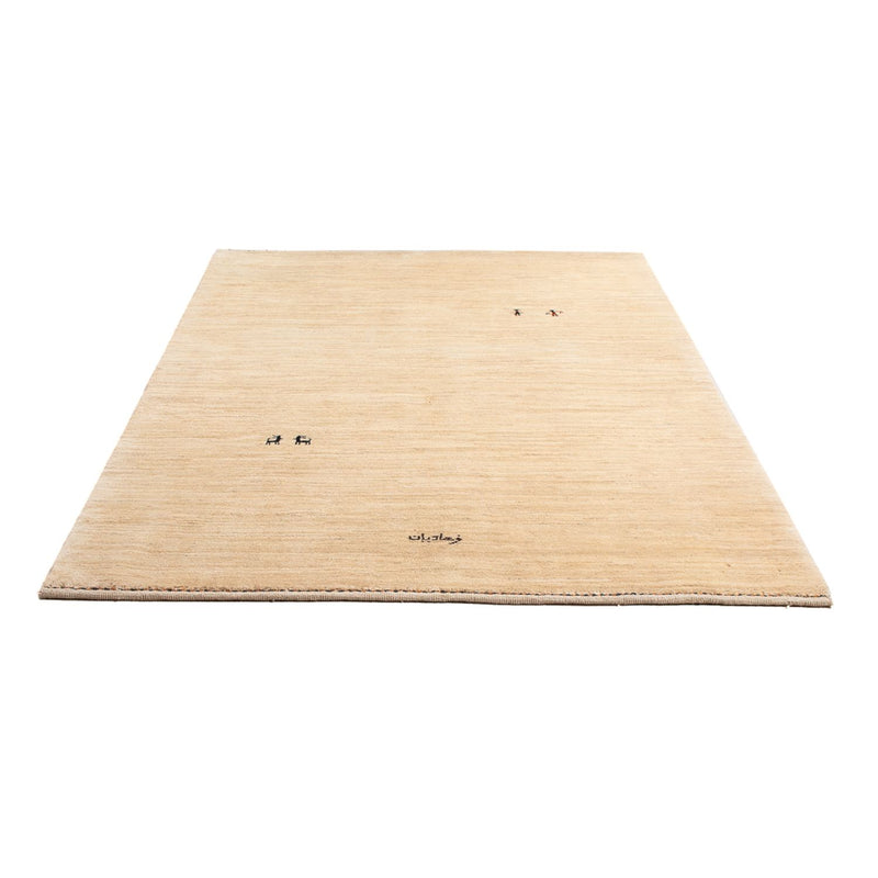 Dywan Gabbeh - perski - 207 x 137 cm - beżowy