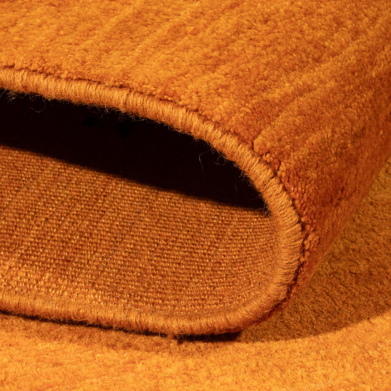 Dywan Gabbeh - perski - 205 x 137 cm - pomarańczowy