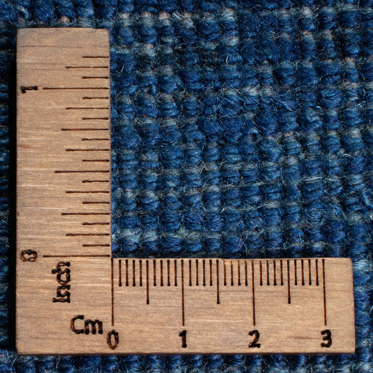 Dywan Gabbeh - perski - 205 x 145 cm - ciemnoniebieski