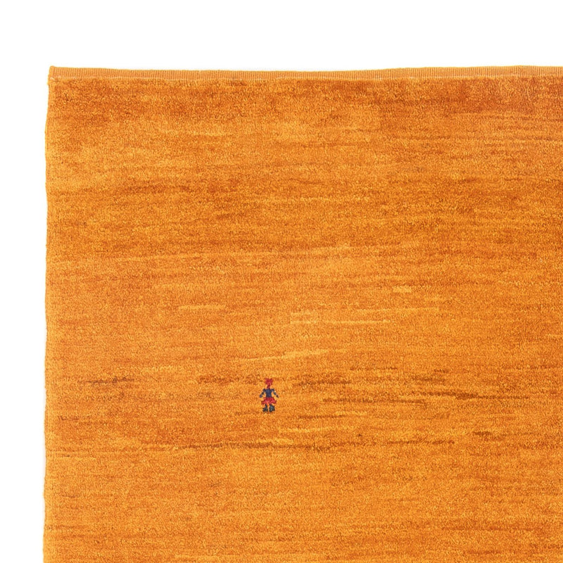 Dywan Gabbeh - perski - 202 x 140 cm - pomarańczowy