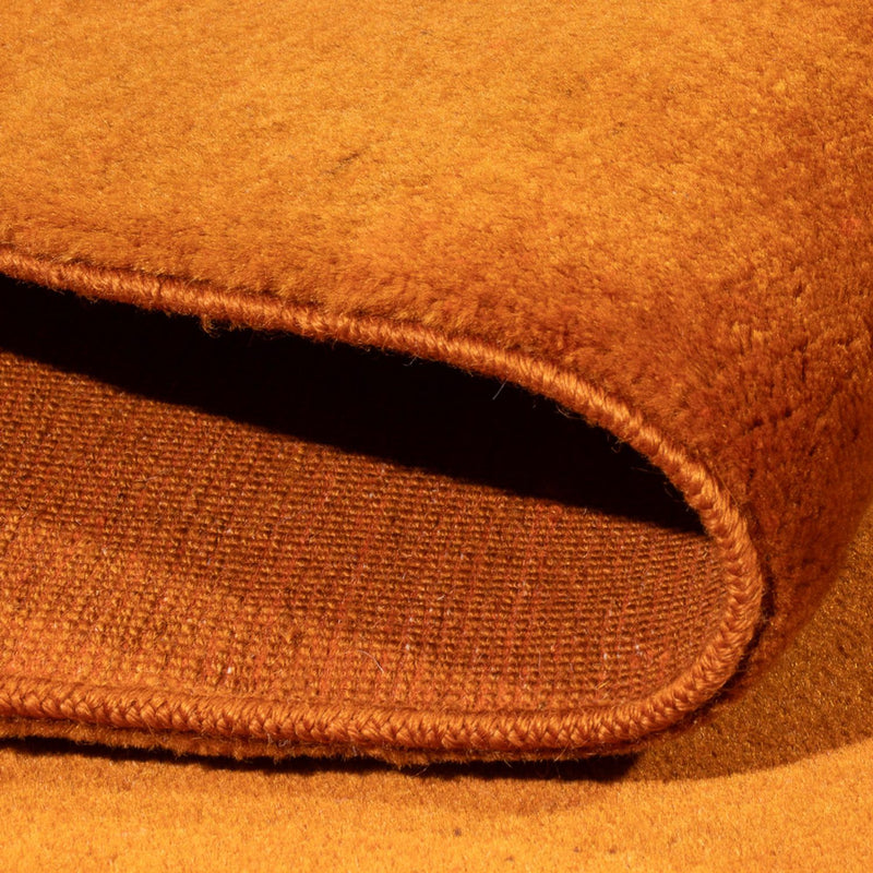 Dywan Gabbeh - perski - 193 x 153 cm - pomarańczowy