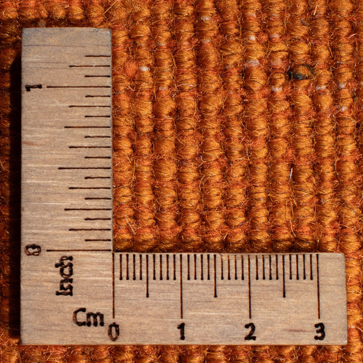 Dywan Gabbeh - perski - 193 x 153 cm - pomarańczowy