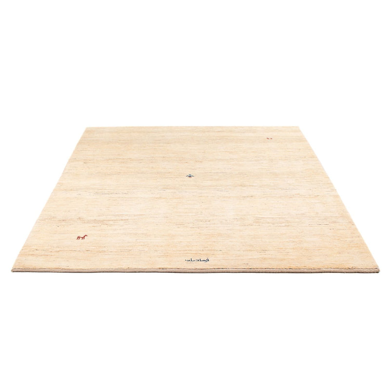 Dywan Gabbeh - perski - 190 x 151 cm - beżowy