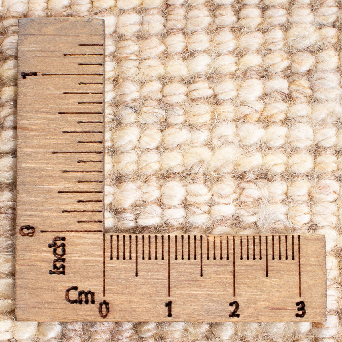 Dywan Gabbeh - perski - 190 x 151 cm - beżowy