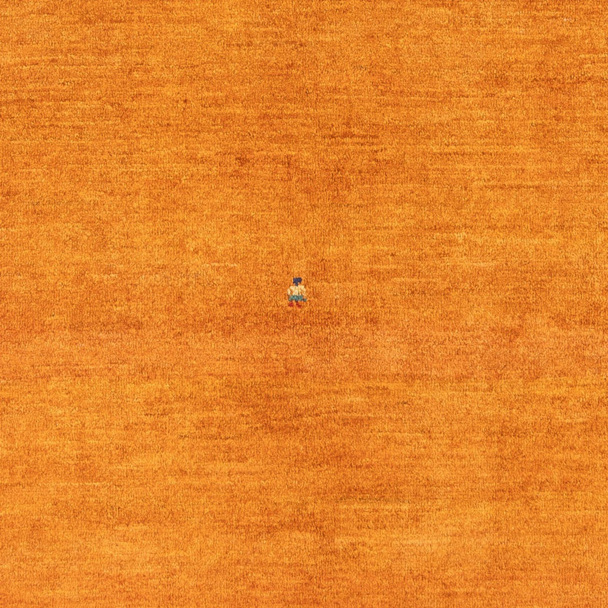 Dywan Gabbeh - perski - 199 x 149 cm - pomarańczowy