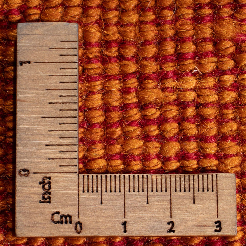 Dywan Gabbeh - perski - 209 x 150 cm - pomarańczowy