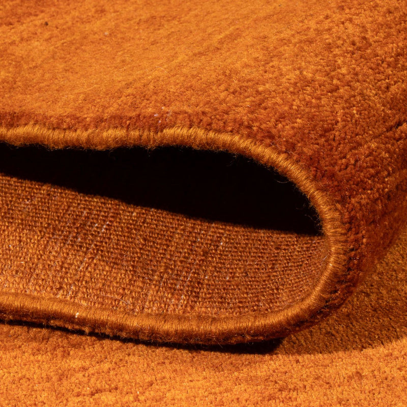 Dywan Gabbeh - perski - 203 x 154 cm - pomarańczowy