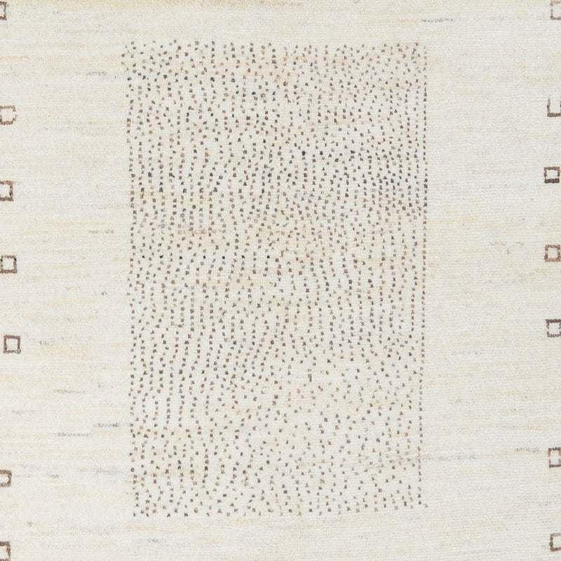 Dywan Gabbeh - perski - 190 x 144 cm - srebrny