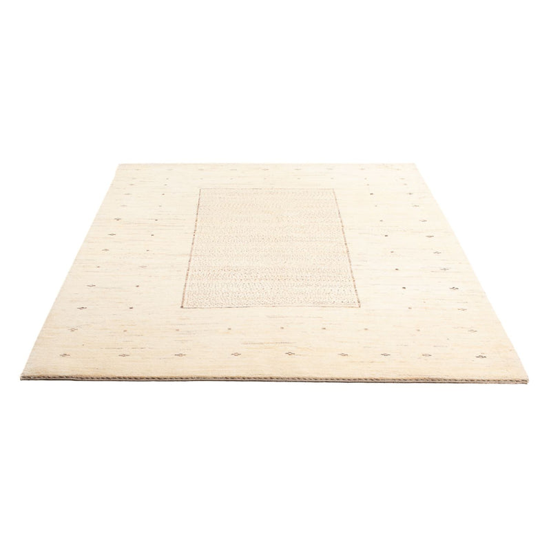 Dywan Gabbeh - perski - 192 x 140 cm - srebrny