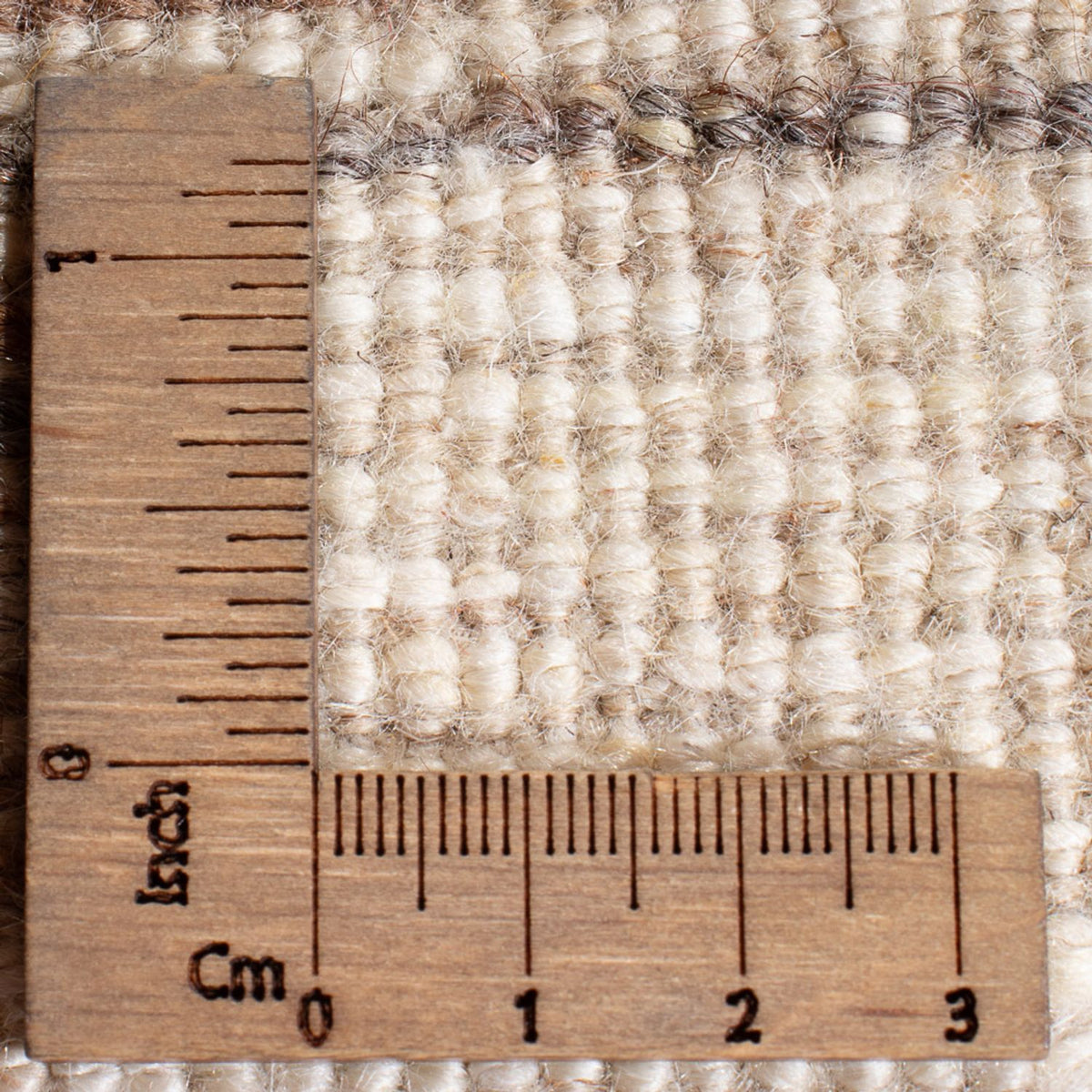 Dywan Gabbeh - perski - 198 x 150 cm - biały