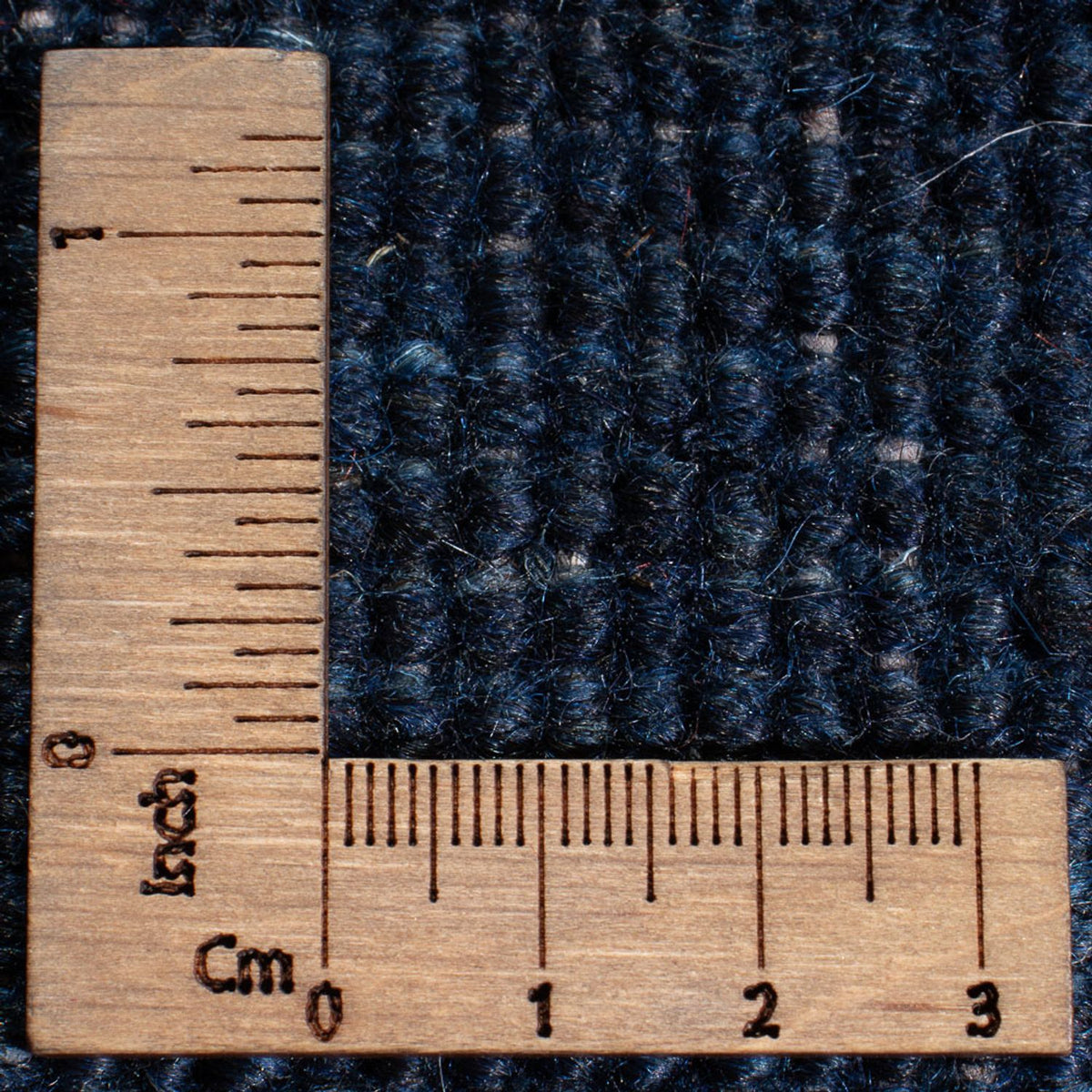 Dywan Gabbeh - perski - 190 x 147 cm - ciemnoniebieski