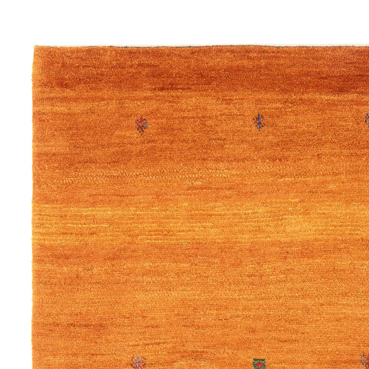 Dywan Gabbeh - perski - 201 x 150 cm - pomarańczowy