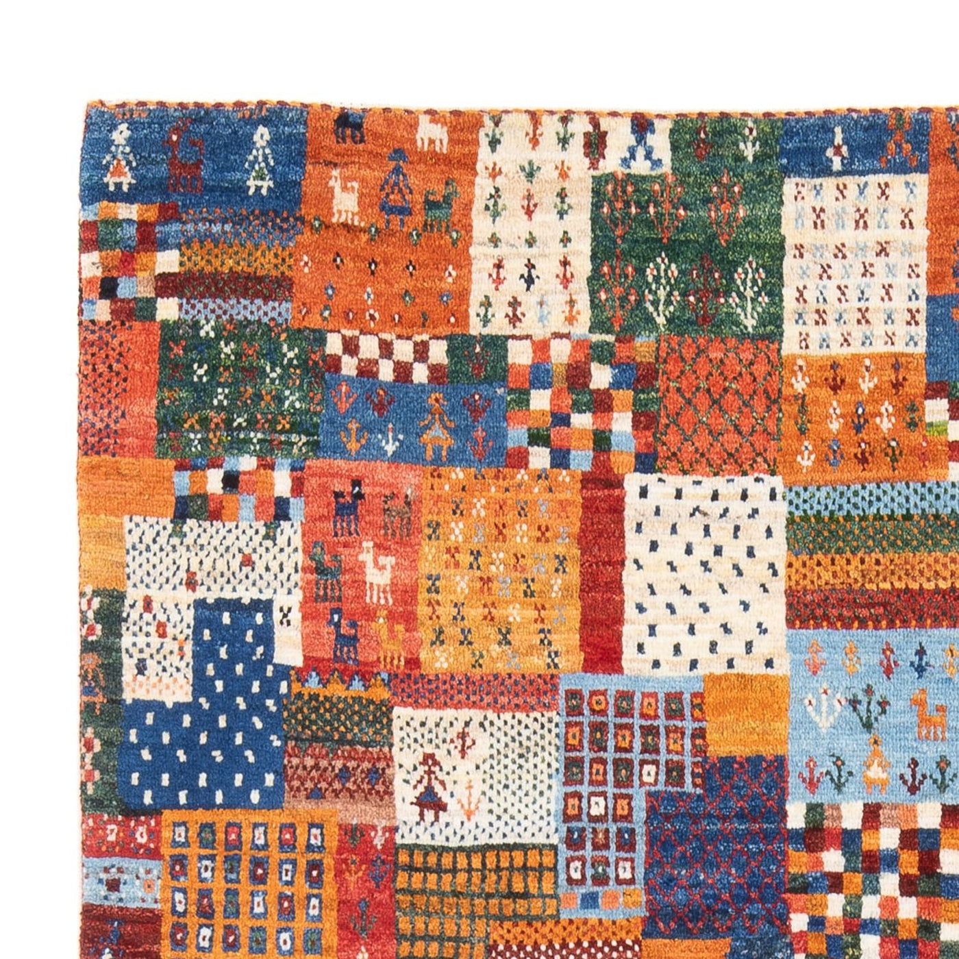 Gabbeh perski Dywan 198x148cm - Perserteppich Wollteppich