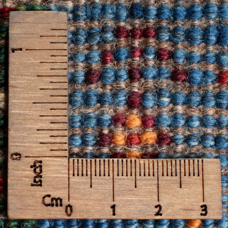 Dywan Gabbeh - perski - 198 x 148 cm - wielokolorowy