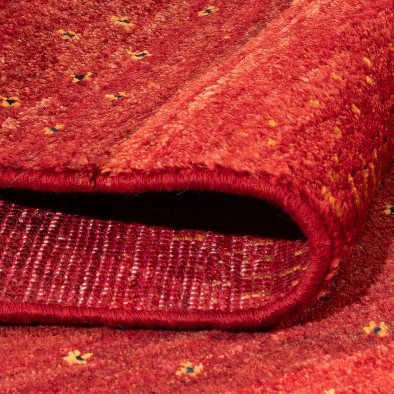 Dywan Gabbeh - perski - 190 x 151 cm - czerwony