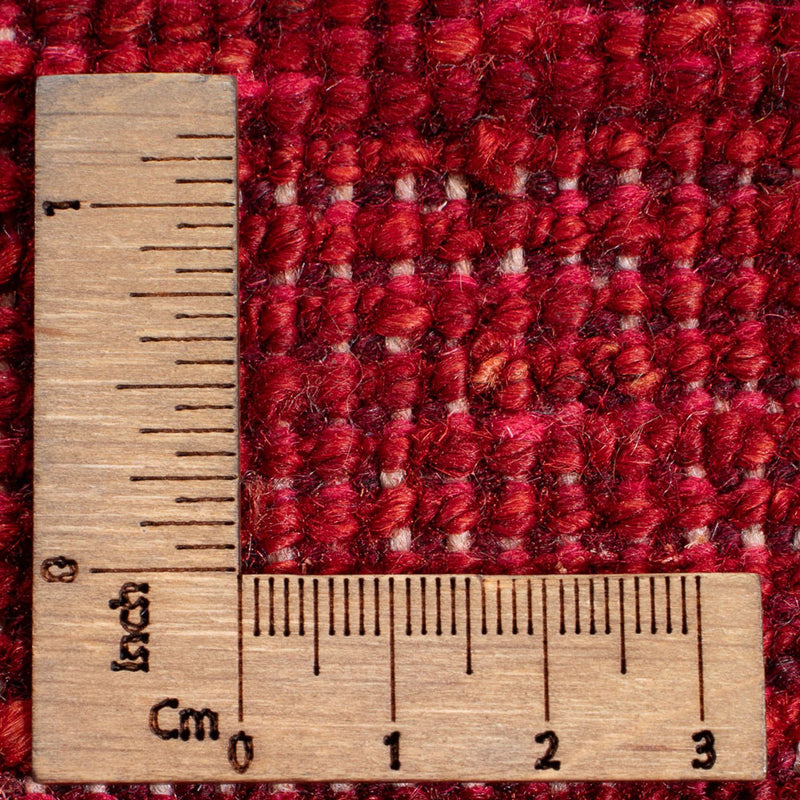 Dywan Gabbeh - perski - 190 x 151 cm - czerwony