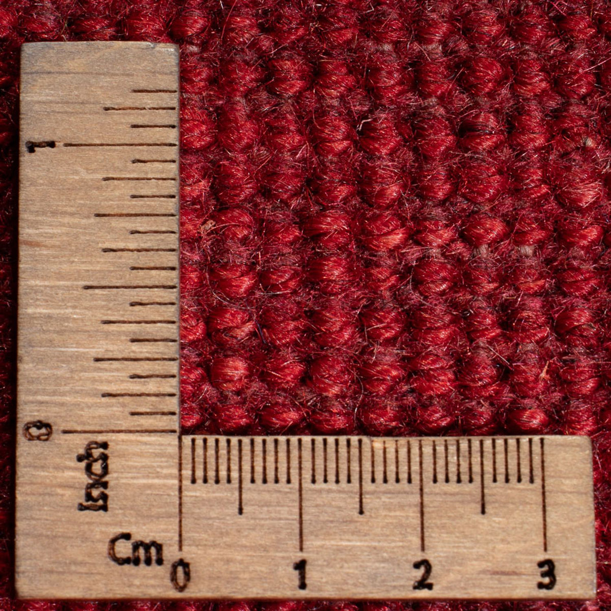 Dywan Gabbeh - perski - 188 x 145 cm - czerwony