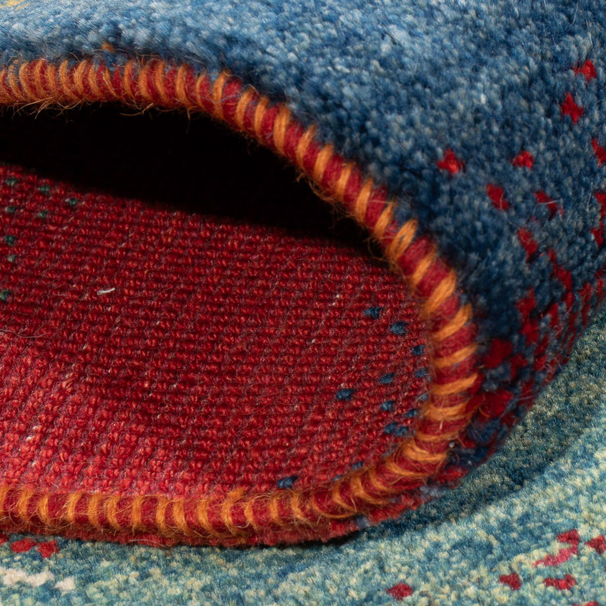 Dywan Gabbeh - perski - 152 x 108 cm - wielokolorowy