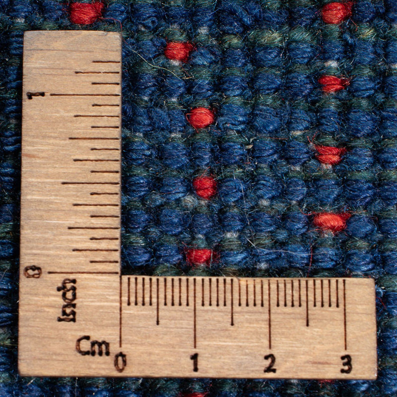 Dywan Gabbeh - perski - 200 x 140 cm - ciemnoniebieski