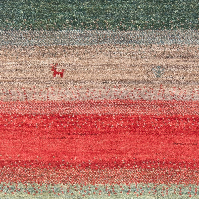 Dywan Gabbeh - perski - 153 x 107 cm - wielokolorowy