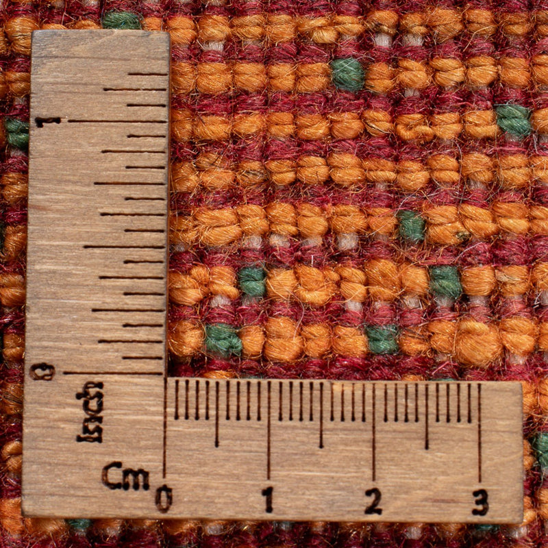 Dywan Gabbeh - perski - 153 x 110 cm - pomarańczowy