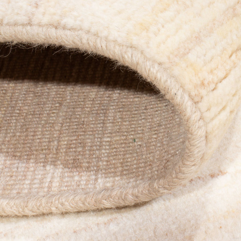 Dywan Gabbeh - perski - 150 x 104 cm - biały